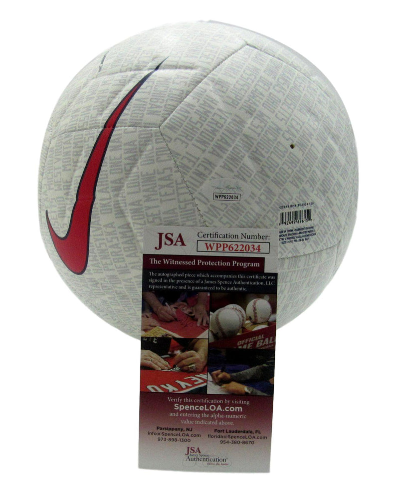 Rose LaVelle USA Women's Soccer Team Signed Nike White Soccer Ball JSA 145813