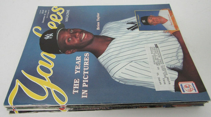 Lot of 6 1991 New York Yankees Magazines Brien Taylor  153177