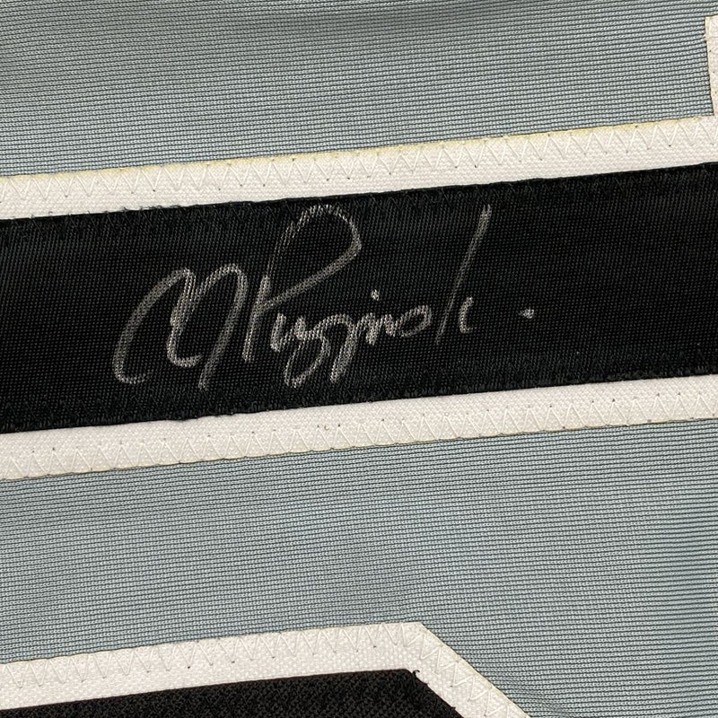 Autographed/Signed AJ A.J. Pierzynski Chicago Grey Baseball Jersey PSA/DNA COA