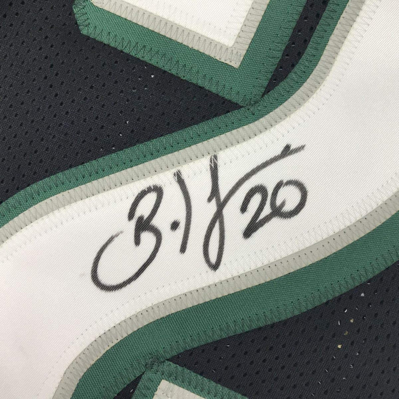 Autographed/Signed Brian Dawkins Philadelphia Black Football Jersey JSA COA