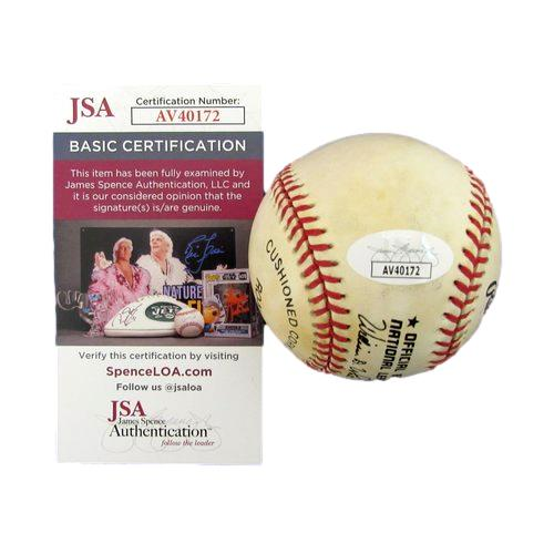 Johnny Mize HOF Signed/Autographed ONL Baseball New York Giants JSA 188449