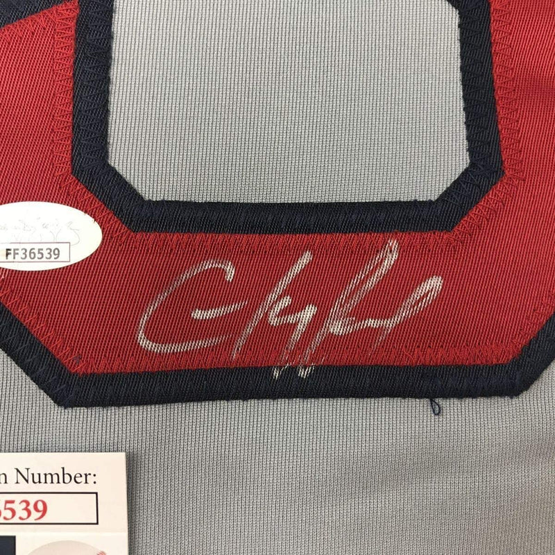 Framed Autographed/Signed Hanley Ramirez 35x39 Boston Grey Baseball Jersey JSA COA