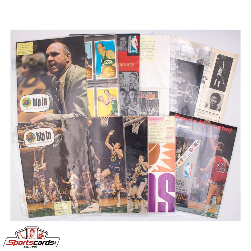 Lifetime Collection of San Diego Rockets Memorabilia