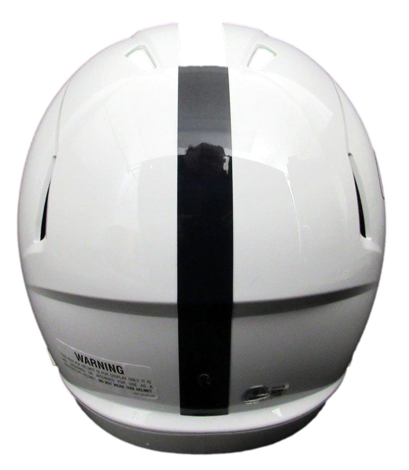 Saquon Barkley Signed/Auto PSU White Full Size Replica Helmet Beckett 192650