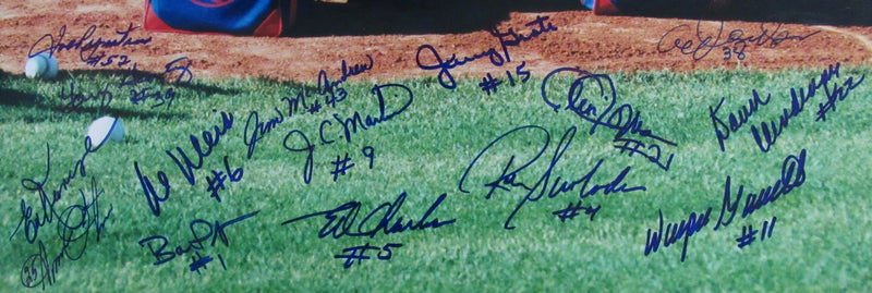 1969 Mets Team Signed (26) 11x14 Photo WS Champions Ryan (HOF) McGraw 187332