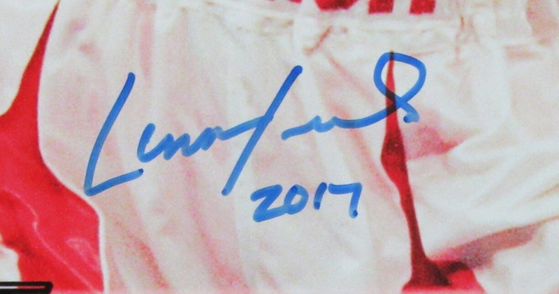 Lennox Lewis Autographed/Inscribed "2017" 16x20 Photo Boxing Champ Framed JSA