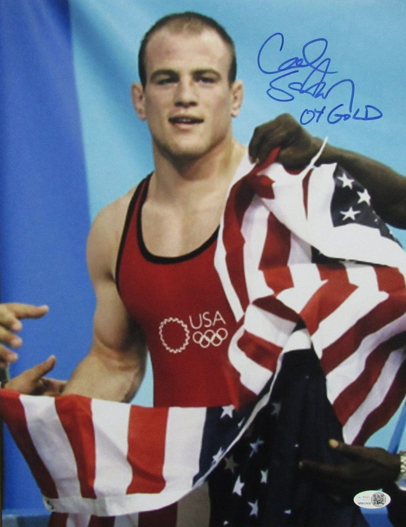 Cael Sanderson Signed/Autographed 11x14 Photo Penn State Wrestling JSA 193154