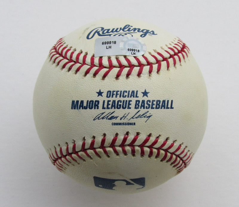 Luis Valbuena Autographed OML Baseball Cleveland Indians 180632