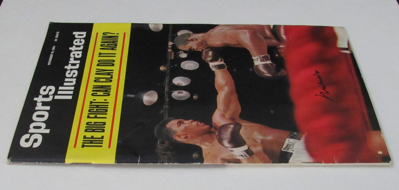 Muhammad Ali Signed GRADE 10 1964 Sports Illustrated Magazine NO LABEL PSA/DNA