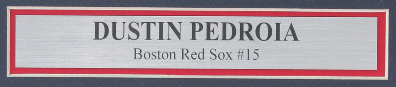Dustin Pedroia Autographed 8x10 Photo Boston Red Sox Framed Beckett 188967