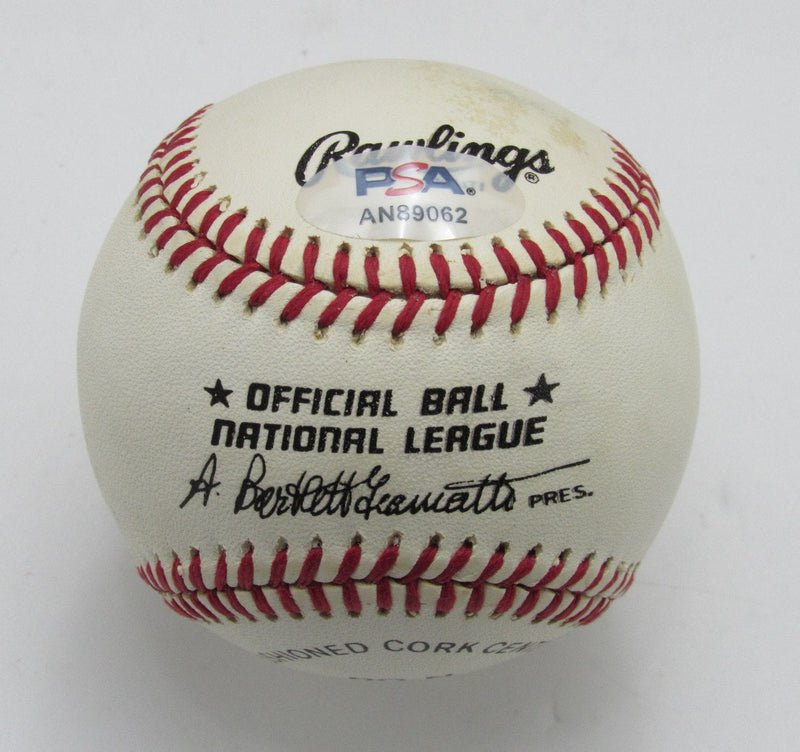 Warren Spahn HOF Signed/Auto ONL Baseball Milwaukee Braves PSA/DNA 191675