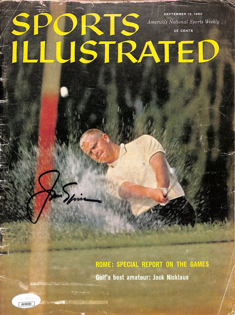 Jack Nicklaus Signed September 12, 1960 Sports Illustrated Magazine JSA 190323