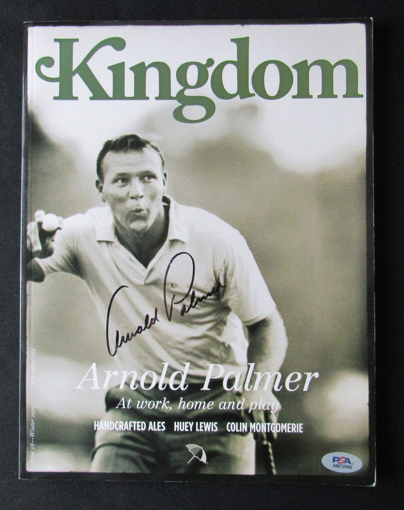 Arnold Palmer Signed 2010 Kingdom Magazine PSA/DNA 184618