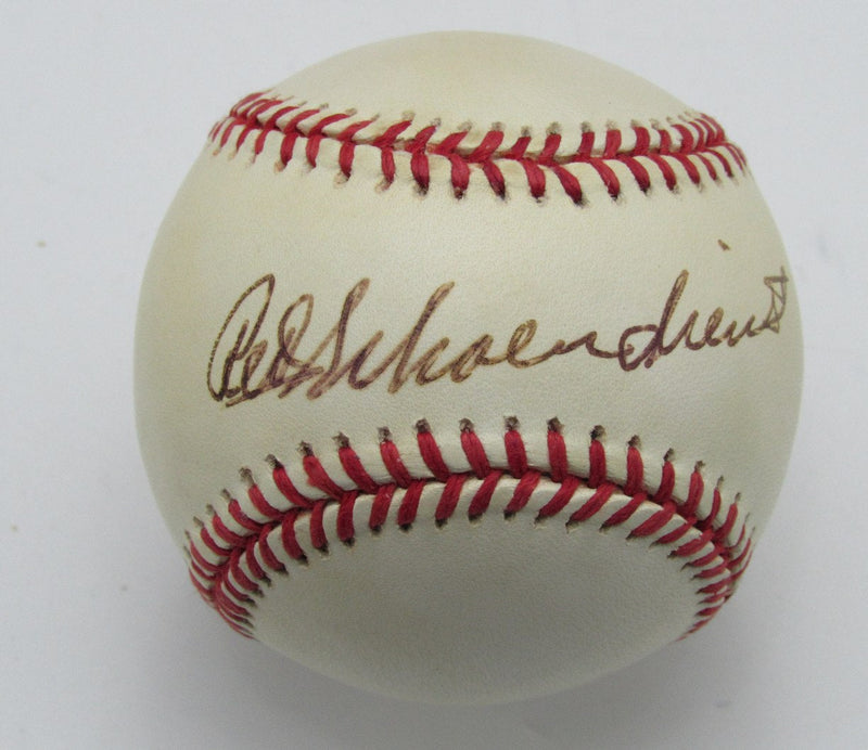 Red Schoendienst HOF Signed/Autographed ONL Baseball Cardinals PSA/DNA 191647