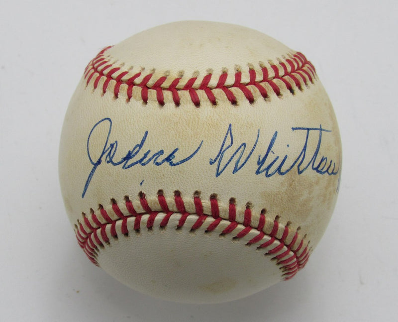 Whit Wyatt Autographed/Signed ONL Baseball Brooklyn Dodgers PSA/DNA 191698