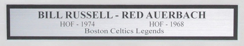 Bill Russell/Red Auerbach Dual-Signed 16x20 Photo Celtics Framed PSA/DNA 183823