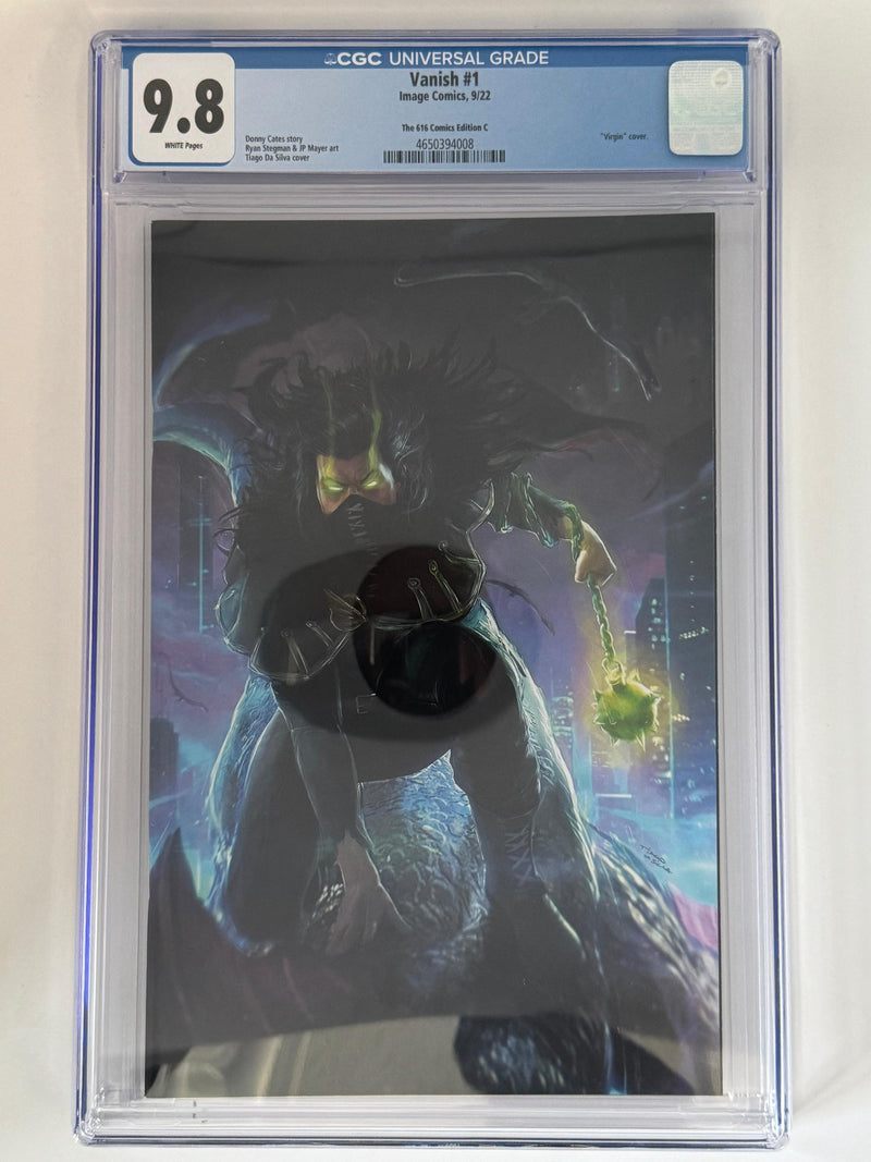 Vanish #1 CGC 9.8 Blue Label Tiago Da Silva Exclusive Var