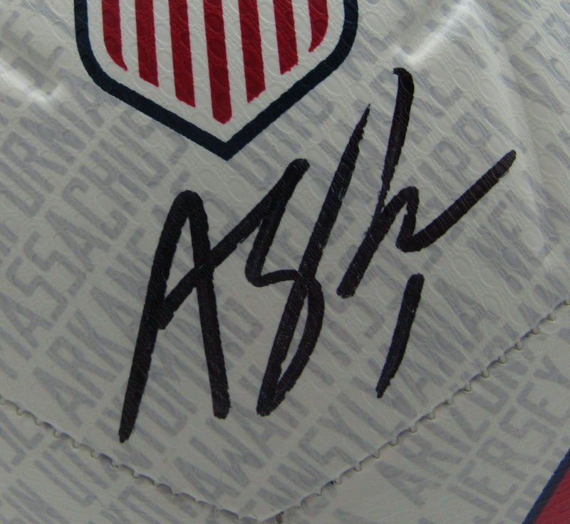 Alyssa Naeher USA Women's Soccer Team Signed Nike White Soccer Ball JSA 145818