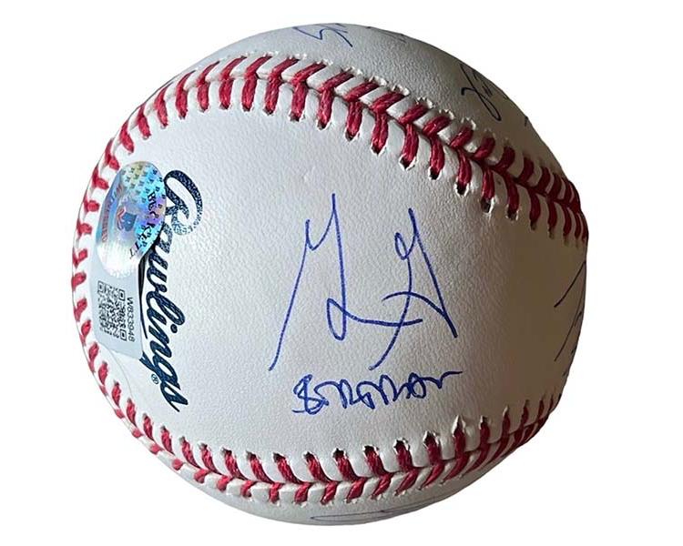 The Sandlot Cast Autographed MLB Official Major League Baseball (Beckett)