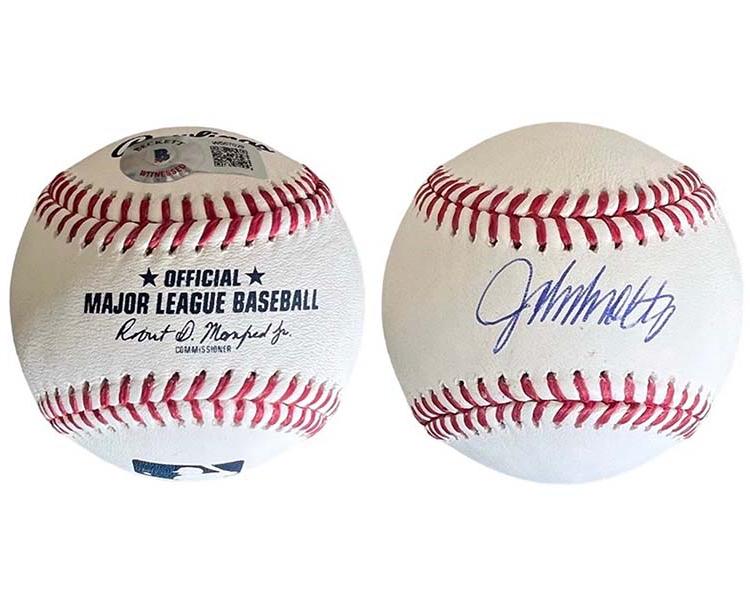 John Smoltz Autographed Official Major League Baseball (Beckett)