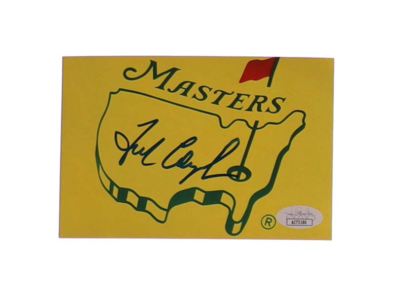 Fred Couples Signed Masters 4x6 Photo (JSA)