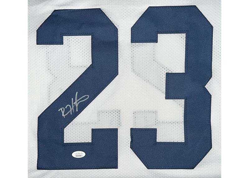 Devin Hester Autographed 100 Anniversary White Pro Style Football Jersey JSA