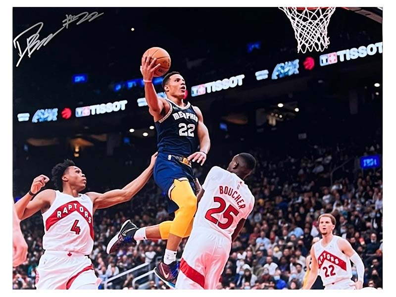 Desmond Bane Autographed 16x20 Memphis Grizzlies Vs Toronto NBA Photo (JSA)