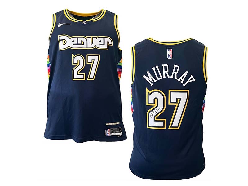 Jamal Murray Autographed Signed Denver Nuggets NBA Nike Jersey (JSA)