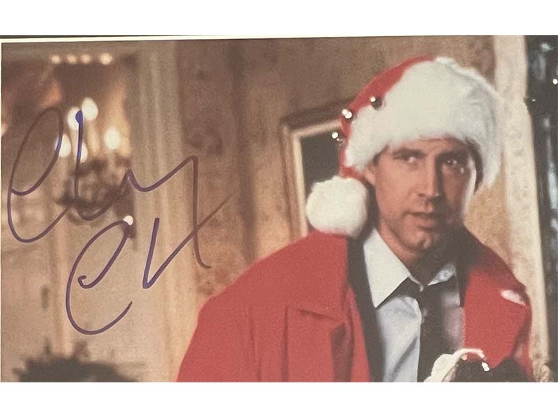 Chevy Chase National Lampoon Christmas Vacation Signed Frame Photo 16x20 Beckett