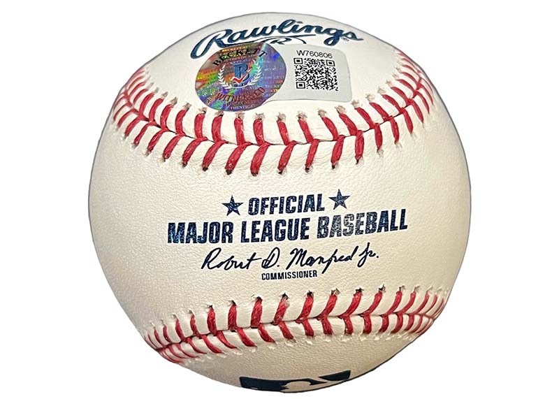 Greg Maddux Signed 2021 World Series Baseball (JSA)