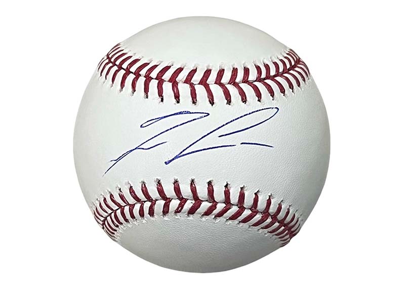 Golden Autographs Ronald Acuna Jr. Autographed White Atlanta Custom Baseball Jersey Beckett