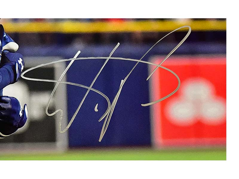 Wander Franco Tampa Bay Rays Autographed 16x20 Photo JSA