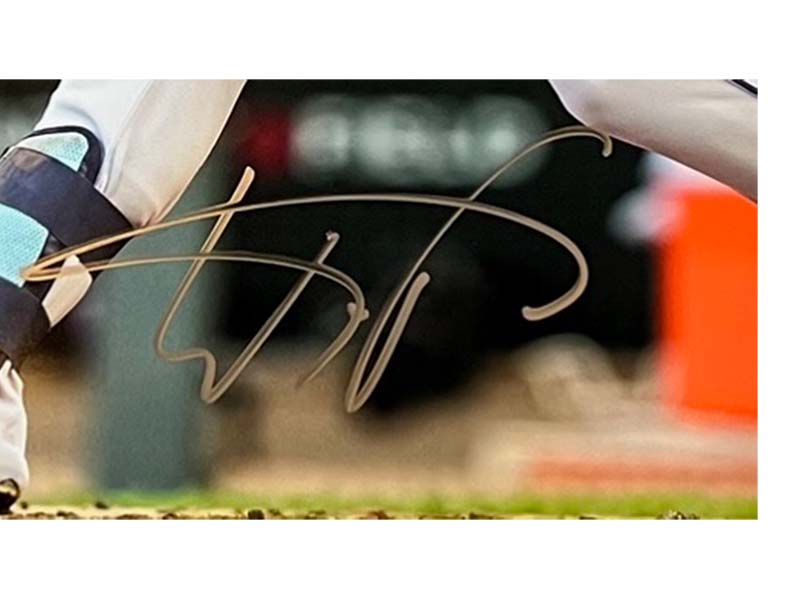 Wander Franco Tampa Bay Rays Autographed 16x20 Photo JSA