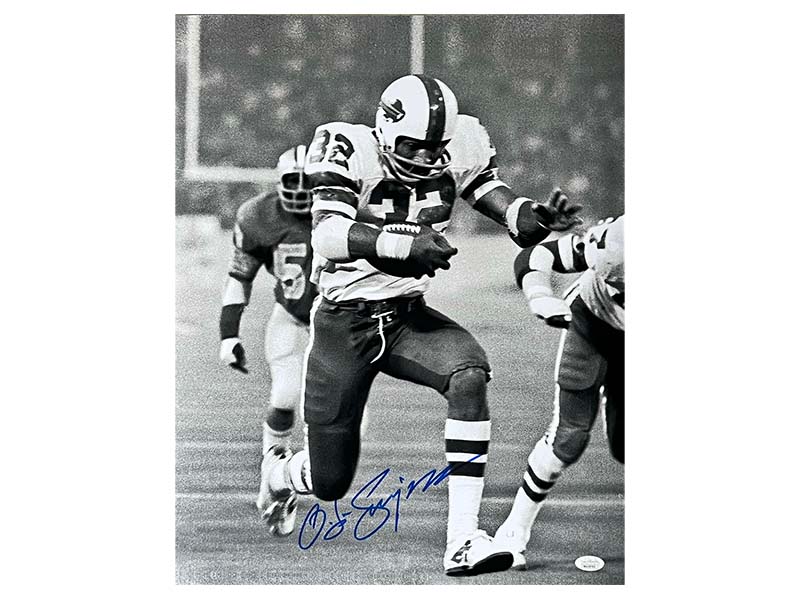 O.J. (OJ) Simpson Autographed Buffalo Bills 16x20 Photo JSA