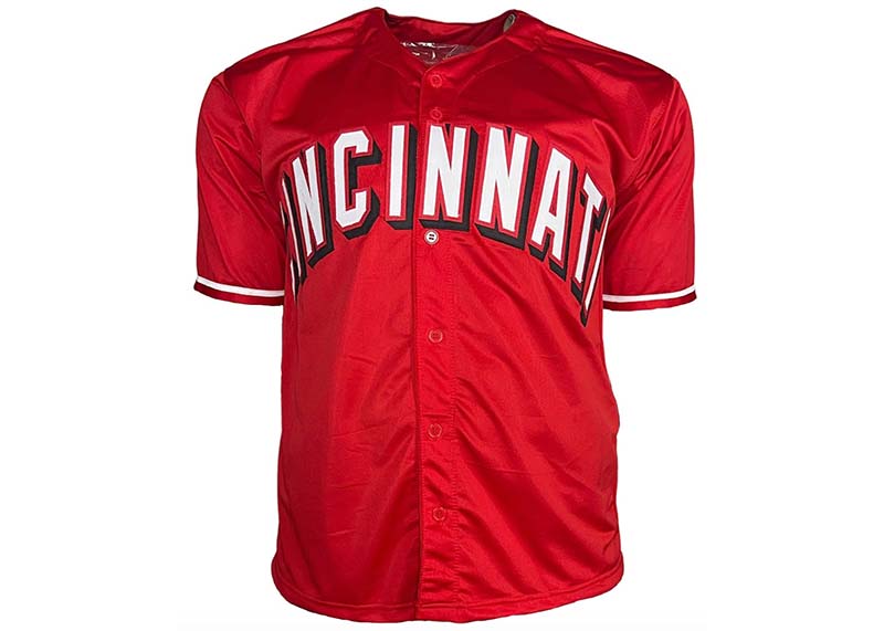 Jonathan India Autographed Cincinnati Custom Red Baseball Jersey Beckett