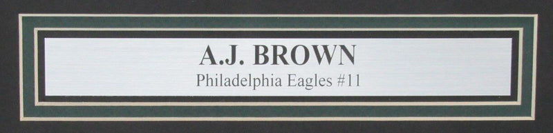 A.J. Brown Autographed 16x20 Photo Philadelphia Eagles Framed PSA/DNA 175229