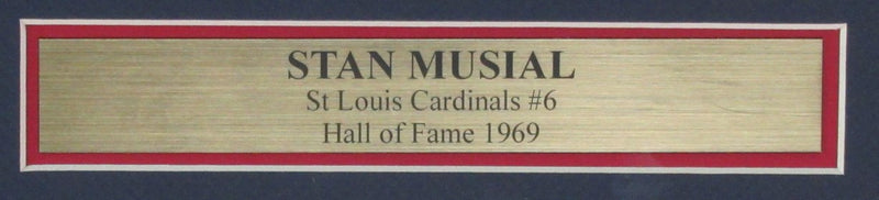 Stan Musial HOF Signed/Auto 8x10 Photo St. Louis Cardinals Framed JSA 190845