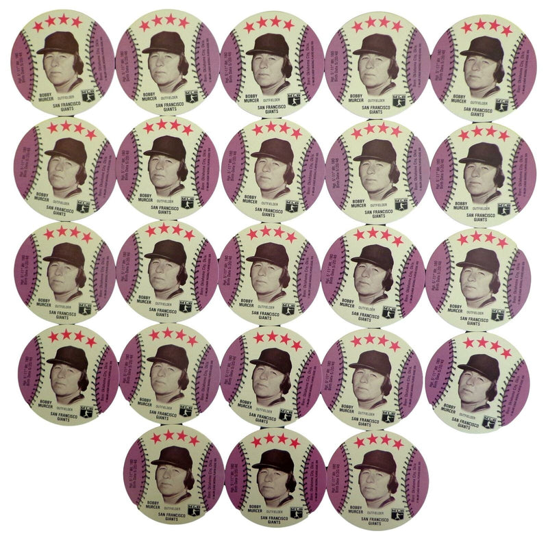 Lot of 23 - 1976 MSA Isaly's Discs Bobby Murcer San Francisco Gem Mint 153898