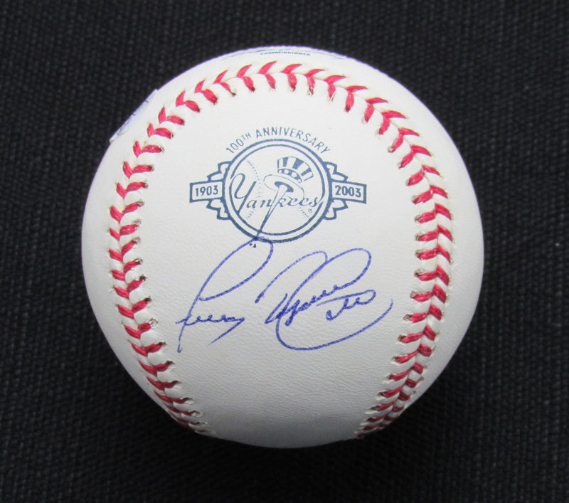 Frank Tepedino Signed/Auto Yankees 100th OML Baseball JSA  186900