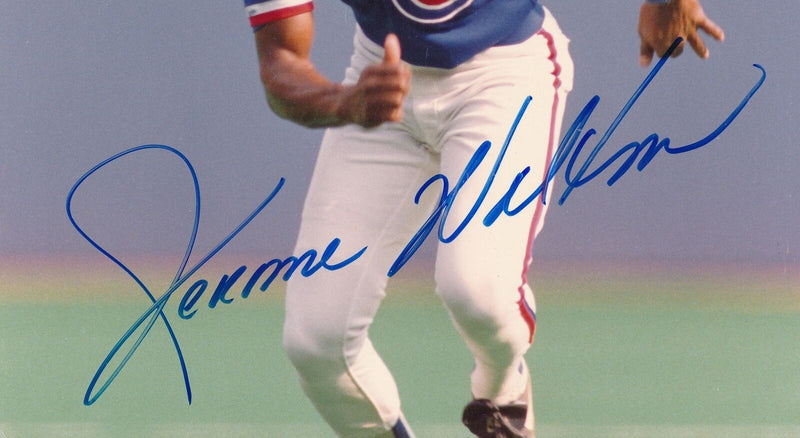 Jerome Walton Autographed 8x10 Photo Chicago Cubs JSA