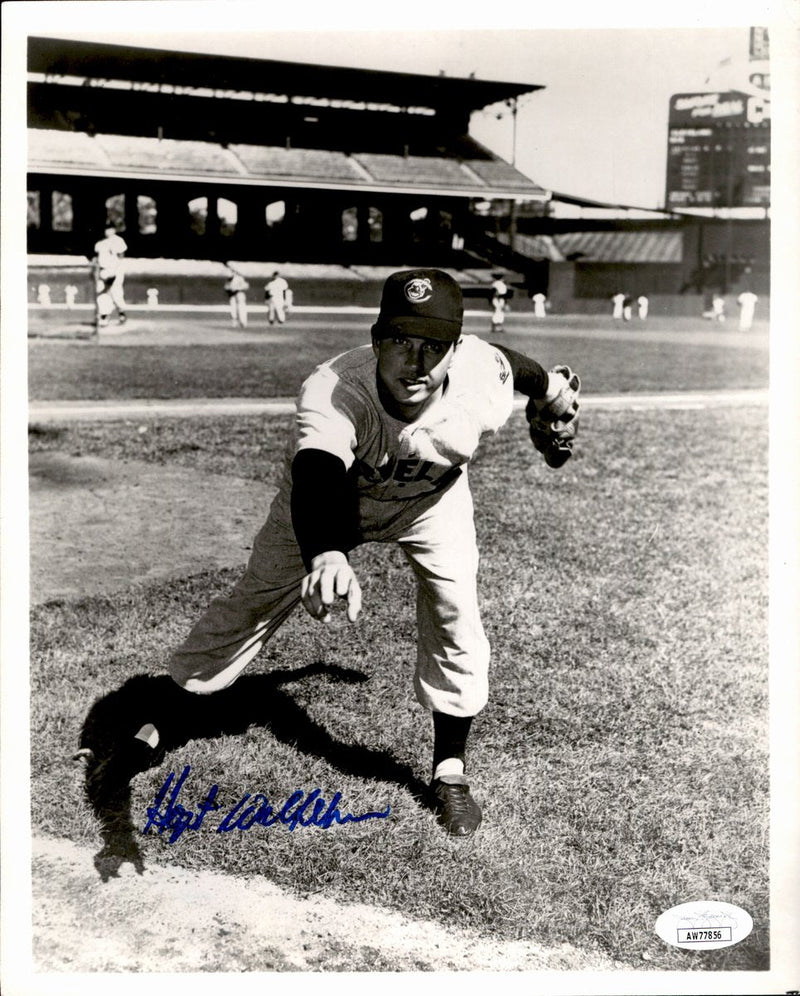 Hoyt Wilhelm HOF Signed/Autographed 8x10 Photo Cleveland Indians JSA 191088