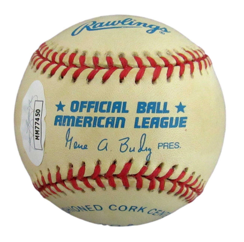 Roy Sievers Senators Signed/Inscribed Rawlings ONL Baseball JSA 158293