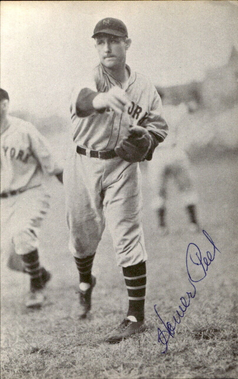 Homer Peel NY Giants d. 1997 Signed/Autographed 3x5  Photo 178706