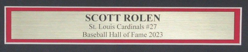 Scott Rolen HOF Autographed 16x20 Photo Cardinals Framed Beckett 183630