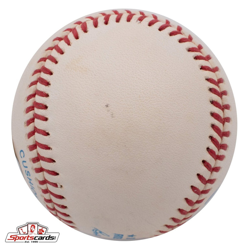 Ben Chapman (d.1993) ".302 Lifetime BA" Single Signed Baseball Beckett BAS