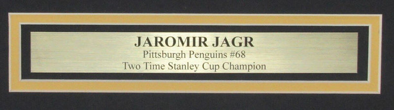 Jaromir Jagr Autographed 16x20 Photo Pittsburgh Penguins Framed Fanatics 177441