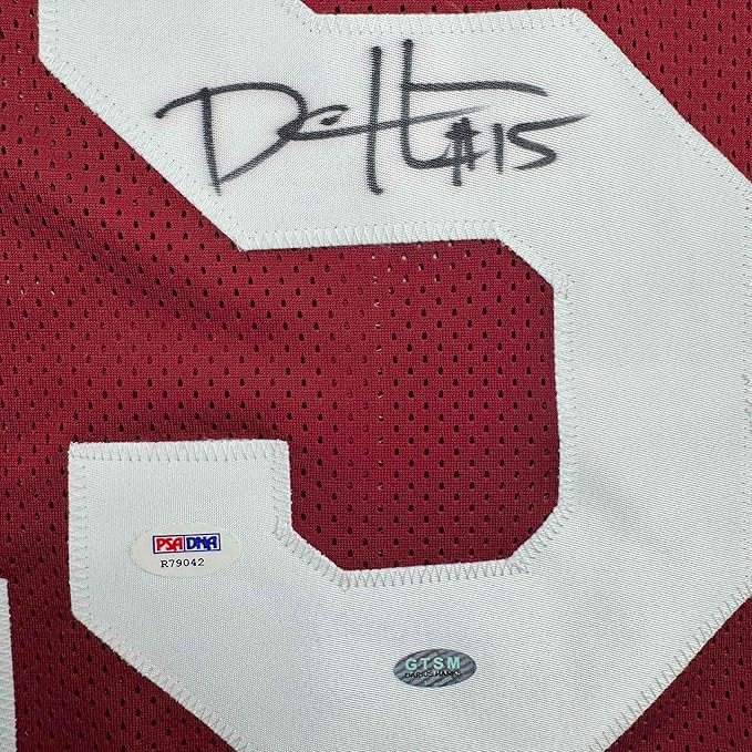 Framed Autographed/Signed Darius Hanks 35x39 Alabama Red College Football Jersey PSA COA