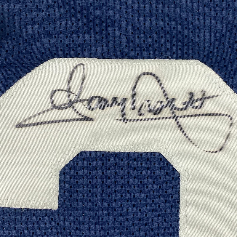 Framed Autographed/Signed Tony Dorsett 35x39 Dallas Thanksgiving Day Football Jersey JSA COA