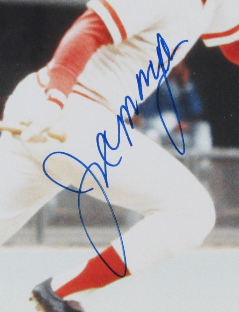 Joe Morgan HOF Signed/Autographed 8x10 Photo Cincinnati Reds Framed JSA 190839