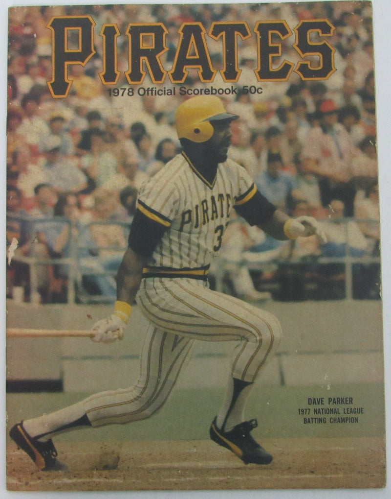 1978 Pittsburgh Pirates vs. Mets Official Scorebook Dave Parker 153280